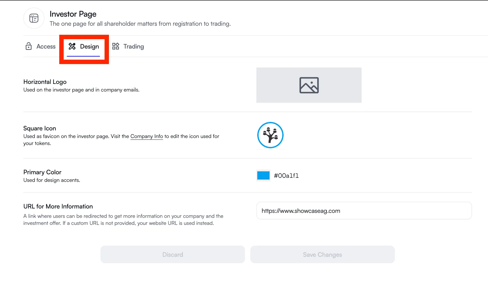Personnalisation de la marque dans le Portail Émetteur